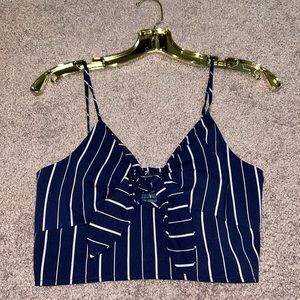 Cute tied crop top